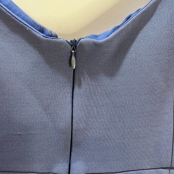 Nicholas Dusty Blue Faux Wrap Midi Dress $695 - Picture 11 of 11